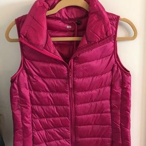 Uniqlo Pink Puff Vest